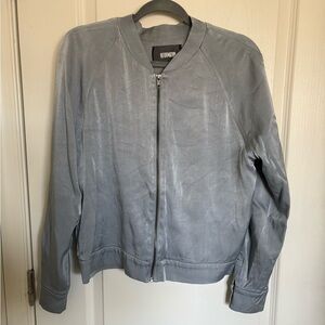 Reformation Silky Satin Bomber Jacket